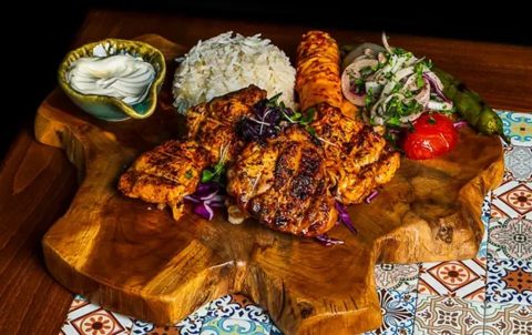 Grilled chicken at Adam Restaurant and Cafe, a smart choice if you want to eat healthy in Dubai